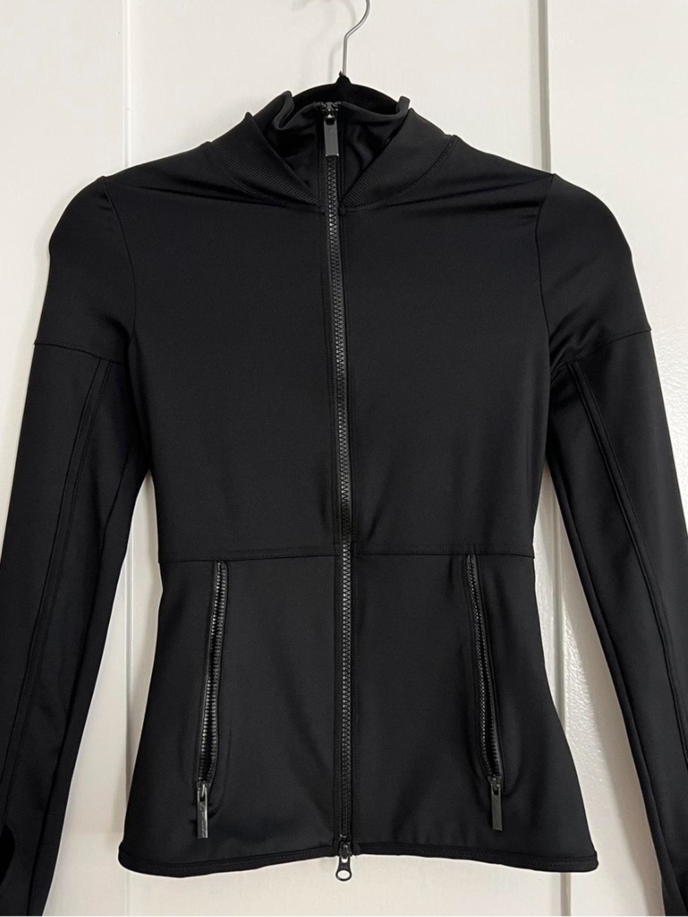 Adidas Stella McCartney Black Zip-Up Women's Utility Jacket